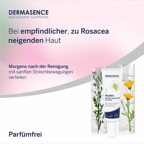 Dermasence Rosamin get&ouml;nte Tagespflege LSF 50 Creme  - 4