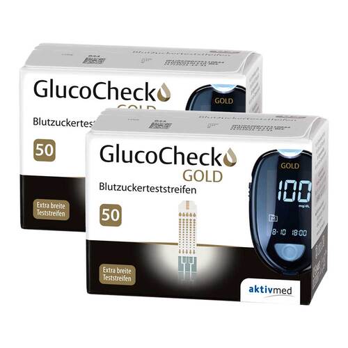 Gluco Check Gold Blutzuckerteststreifen - 1