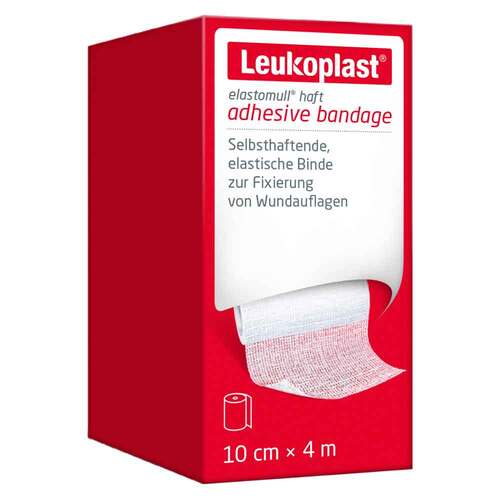 Leukoplast Elastomull haft Fixierbinde elastisch 10 cmx4 m - 1