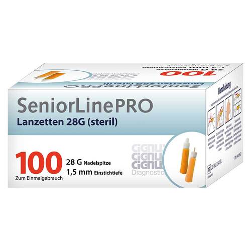 Seniorline Pro Lanzetten 28 G 1,5 mm - 1