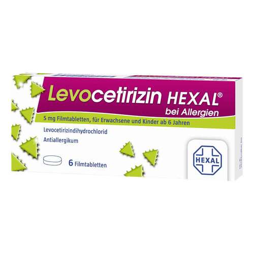 Levocetirizin Hexal bei Allergien 5 mg Filmtabletten  - 1