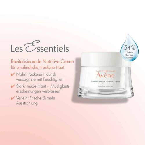 Avene Les Essentiels revitalisierende nutritive Creme - 3