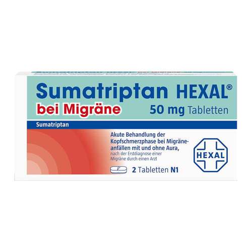 Sumatriptan Hexal bei Migr&auml;ne 50 mg Tabletten - 2