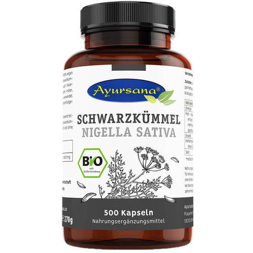 Bio Schwarzk&uuml;mmel Kapseln vegan - 1