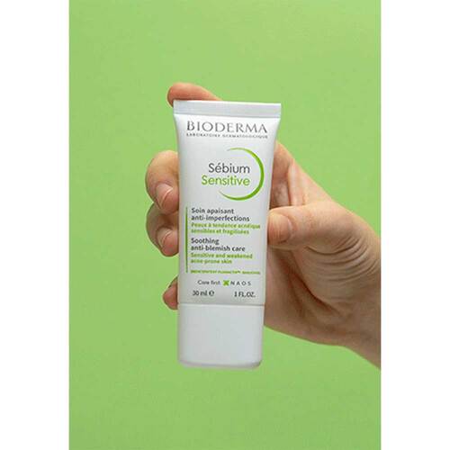 Bioderma Sebium sensitive Creme f&uuml;r unreine, &ouml;lige, zu Akne neigende Haut - 3