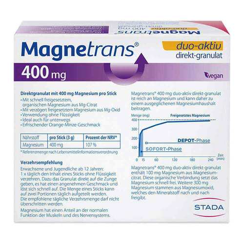 Magnetrans duo-aktiv 400 mg Sticks - 2