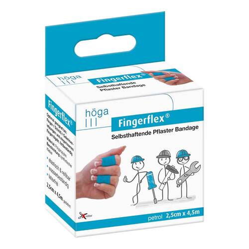 Fingerflex 2,5 cmx4,5 m petrol latexfrei - 1