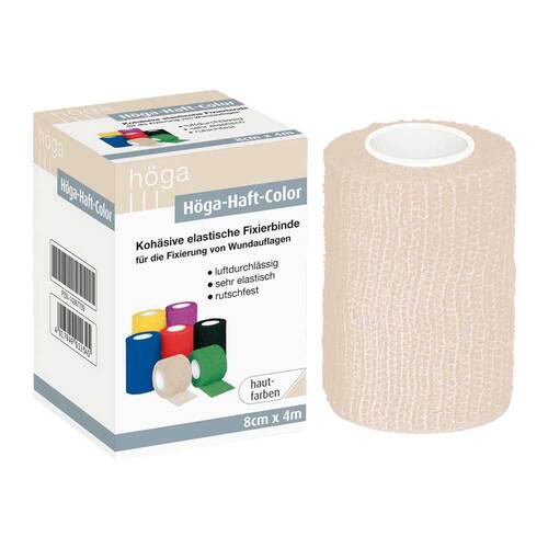 H&ouml;ga-Haft Color Fixierbinde 8 cmx4 m hautfarben - 1
