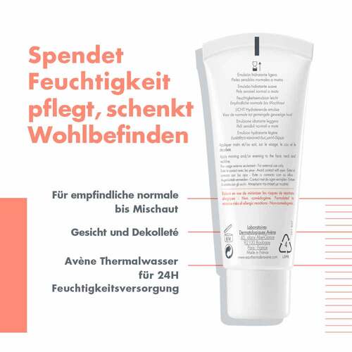 Avene Hydrance leicht Feuchtigkeitsemulsion - 3