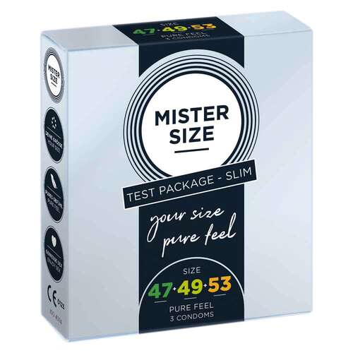 MISTER SIZE Probierpackung 47-49-53 Kondome - 1