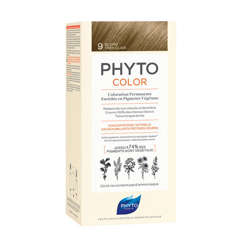 Phytocolor 9 sehr helles blond ohne Ammoniak - 1