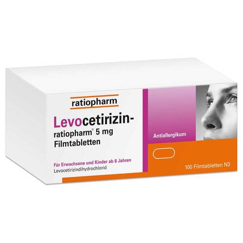 Levocetirizin-ratiopharm 5 mg Filmtabletten - 1