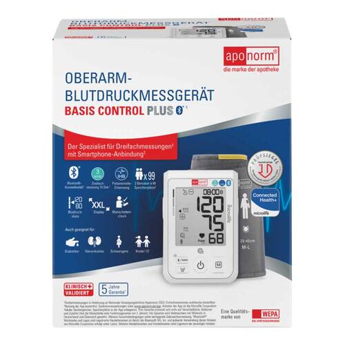 aponorm® Basis Control PLUS BT Oberarm-Blutdruckmessger&auml;t - 1
