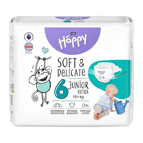 Bella Happy Babywindel Junior extra 16 + kg Gr&ouml;&szlig;e 6 - 1