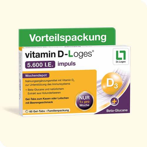 Vitamin D-Loges 5.600 I.E. impuls Kautabletten - 2