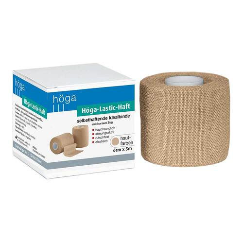 H&ouml;ga-Lastic-haft Binde 6 cmx5 m hautfarben - 1