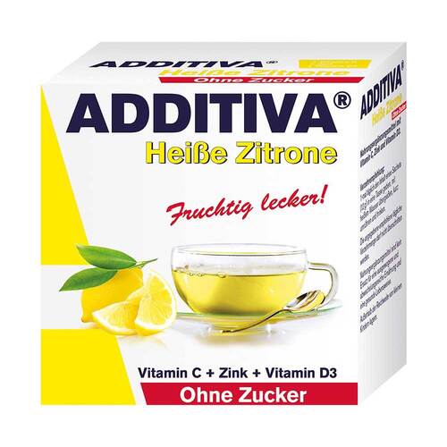 Additiva hei&szlig;e Zitrone ohne Zucker Sachets - 1