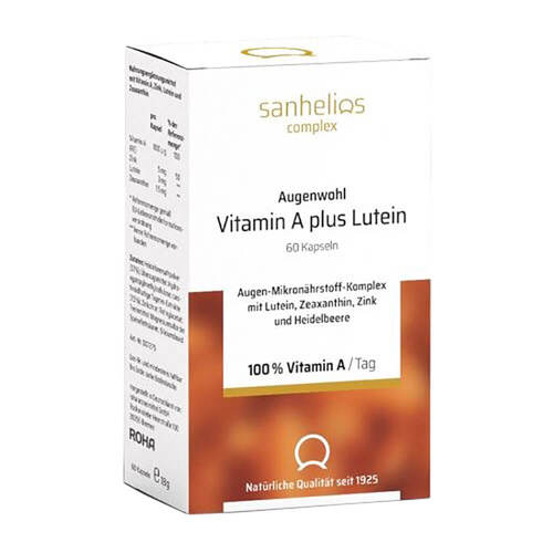 Sanhelios Augenwohl Vitamin A plus Lutein Kapseln - 1