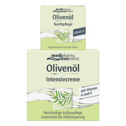 Oliven&ouml;l Intensivcreme 50ml + Oliven&ouml;l Nachtpflege 15ml - 1