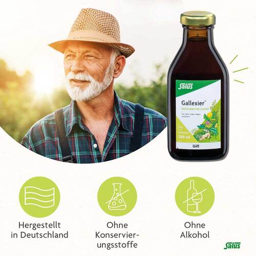 Gallexier Kr&auml;uterbitter Elixier Salus Fl&uuml;ss.z.E. - 4