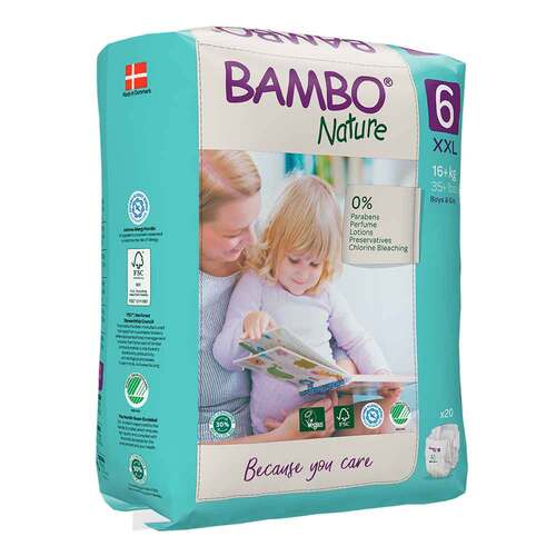 Bambo Nature Babywindel XXL Gr&ouml;&szlig;e 6 16 + kg - 1