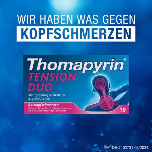 Thomapyrin TENSION DUO 400 mg / 100 mg Filmtabletten - 3