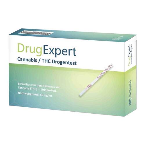 DrugExpert Cannabis / THC Drogentest 50 ng/ml Teststreifen - 1