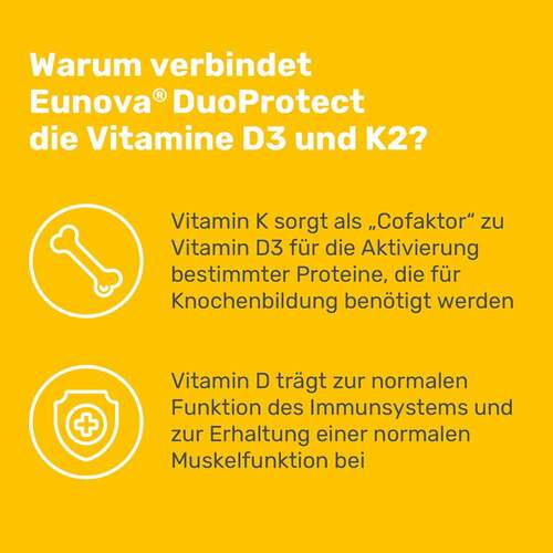 Eunova Duoprotect D3 + K2 1.000 I.E. / 80 µg Kapseln Kombi - 4