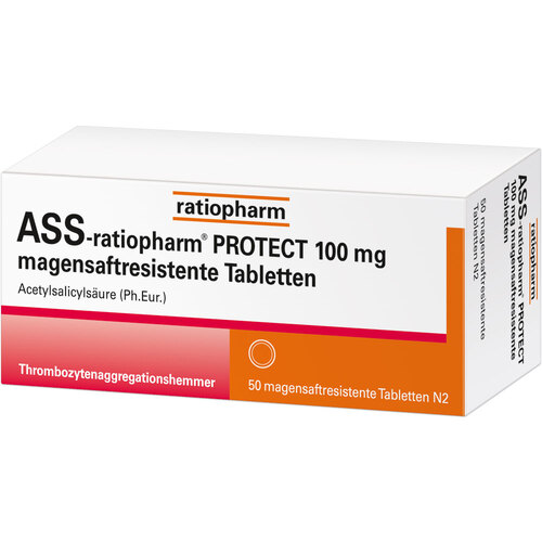 ASS-ratiopharm Protect 100 mg magensaftresistent Tabletten - 2