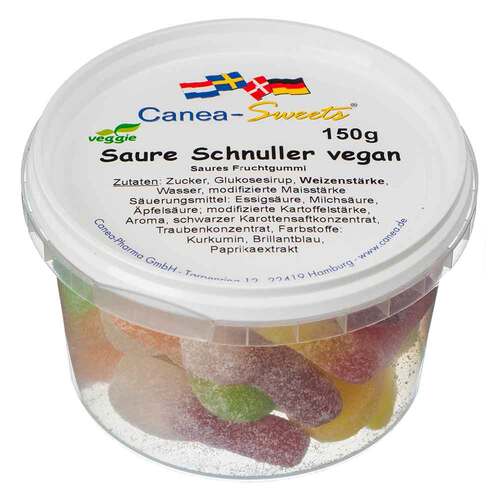 Saure Schnuller vegan Canea-Sweets - 1