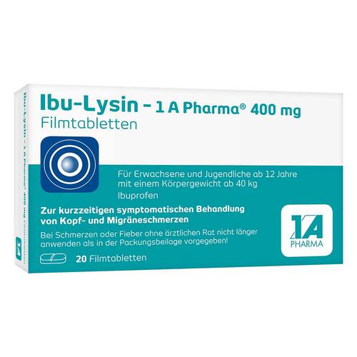 Ibu-Lysin – 1 A Pharma 400 mg Filmtabletten - 1