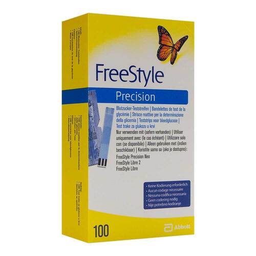 Freestyle Precision Blutzucker Teststreifen ohne Codierung - 1