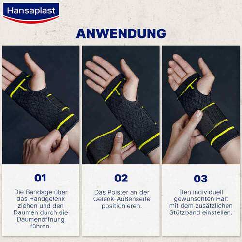 Hansaplast Sport Handgelenk-Bandage Gr&ouml;&szlig;e S/M - 7