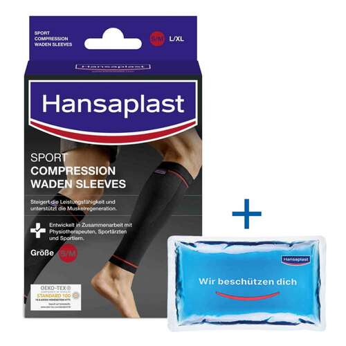 Hansaplast Sport Compression Waden-Sleeves Gr&ouml;&szlig;e S/M - 1