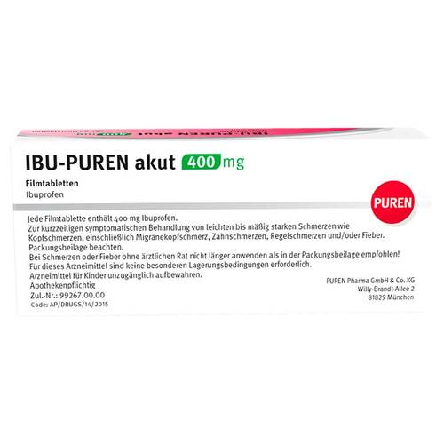 Ibu-Puren akut 400 mg Filmtabletten - 3