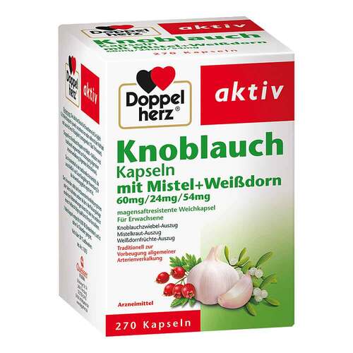 Doppelherz Knobl.Kap.mit Mistel + Wei&szlig;dorn 60 / 24 / 54 mg - 1