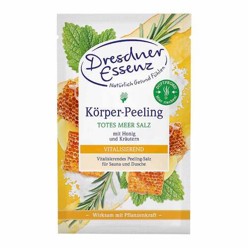 Dresdner Essenz Totes Meersalz Peeling Hon.&Kr&auml;ut. - 1