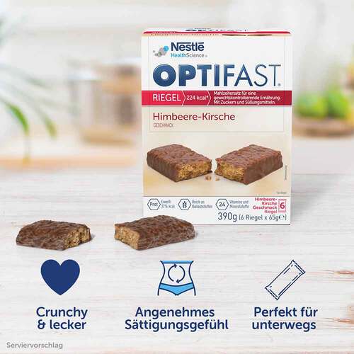 Optifast Riegel Himbeere-Kirsche - 6