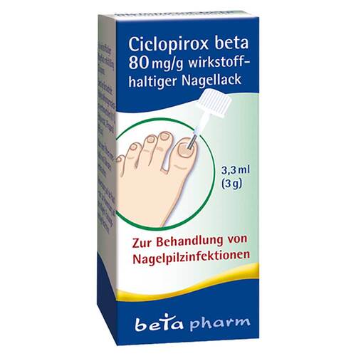 Ciclopirox beta 80 mg/g wirkstoffhaltiger Nagellack - 1