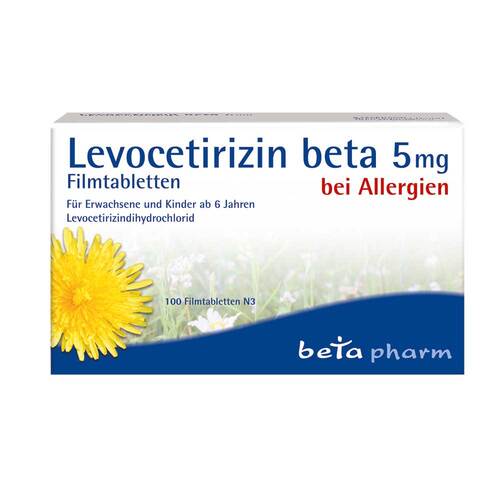 Levocetirizin beta 5 mg Filmtabletten - 1