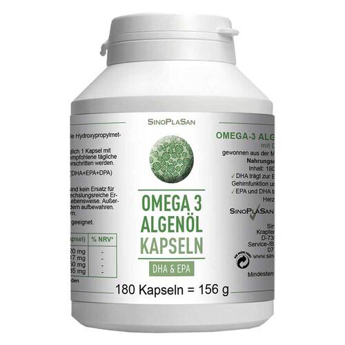 Omega-3 Algen&ouml;l DHA + EPA Kapseln - 1