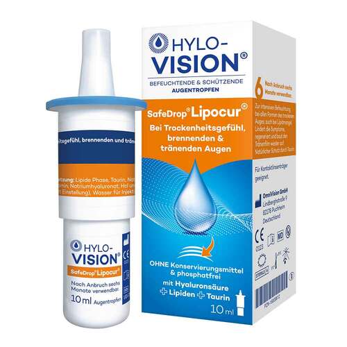 HYLO-VISION® SafeDrop® Lipocur® Augentropfen - 1