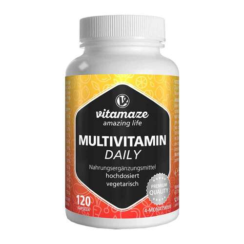 Multivitamin Daily ohne Jod vegetarisch Kapseln - 1