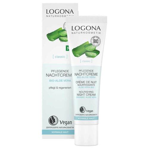 Logona Classic pflegende Nachtcreme Bio-Aloe Vera - 1