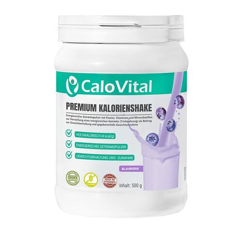 Calovital Premium Kalorienshake Blaubeere Pulver - 1