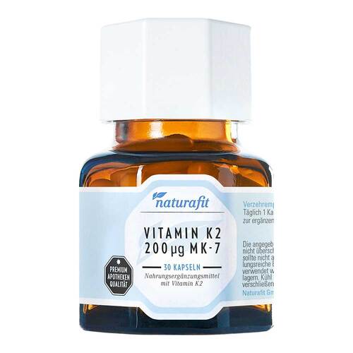 Naturafit Vitamin K2 200 ug MK-7 Kapseln - 1
