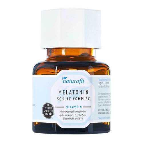 Naturafit Melatonin Schlaf Komplex Kapseln - 1