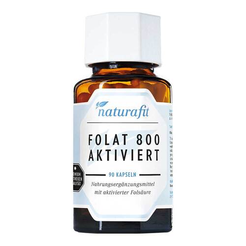 Naturafit Folat 800 aktiviert Kapseln - 1