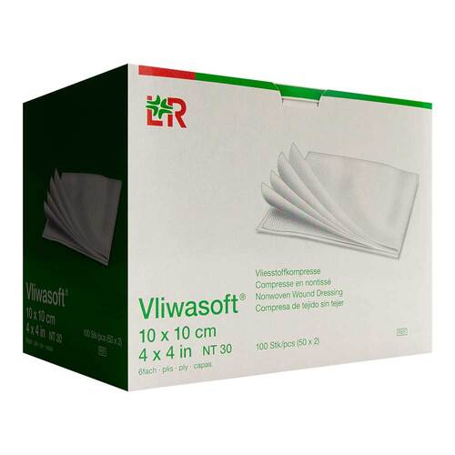 Vliwasoft Vlieskompressen 10x10 cm unsteril 6l. - 1