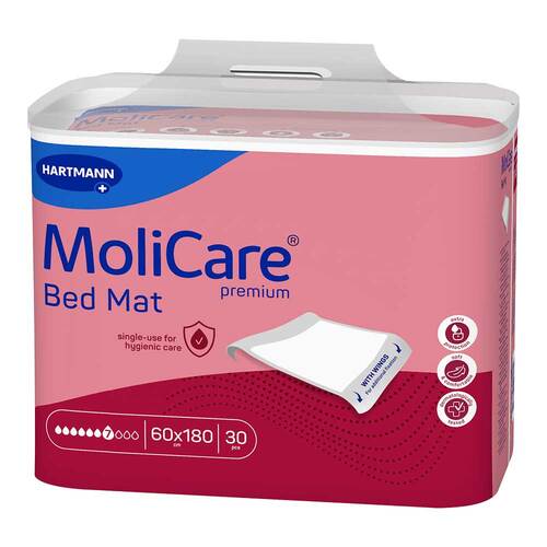 Molicare Premium Bed Mat 7 Tropfen mit Fl&uuml;.60x180 cm - 1